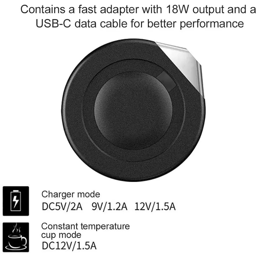 Temperature-Controlled Self Heating Mug | 12oz/350ml